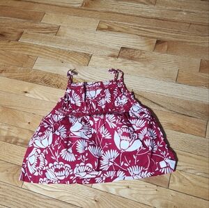 Girl's flower tank top shirt